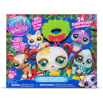 Set Collector Littlest Pet Shop Montagne Hiver - 5 Figurines Animaux Et Accessoires