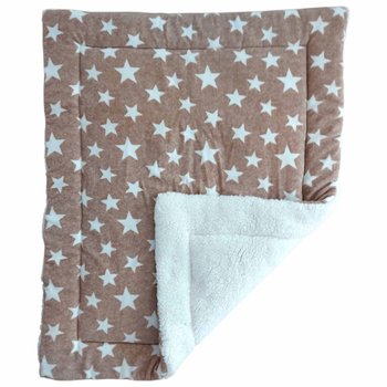 LITTLE Krabbeldecke und Laufgittereinlage Sterne beige