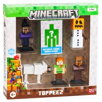 Minecraft - Coffret 6 Figurines 6 cm - Modèle Aléatoire