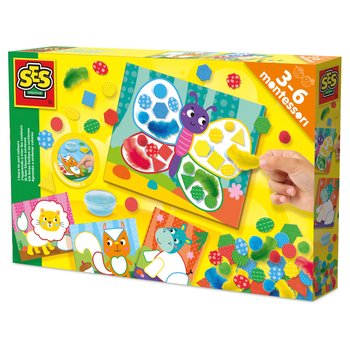 SES Creative - Coffret Montessori Tri des Couleurs et Matières