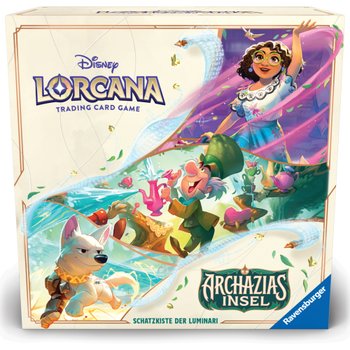 Disney Lorcana Karten Archazias Insel - Schatzkiste der Luminari Trove Pack