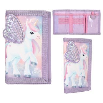 Ylvi Portemonnaie mit appliziertem Flügel