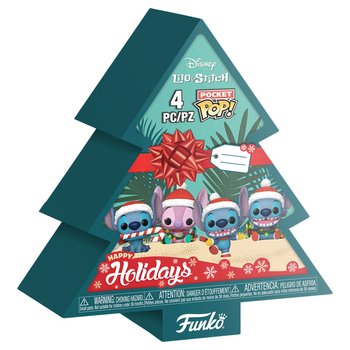 Funko Pocket POP! Disney Stitch Tree Holiday Pack 4 Figurines