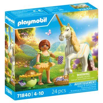 PLAYMOBIL 71840 Sammeleinhorn Regenbogenblume mit Fee