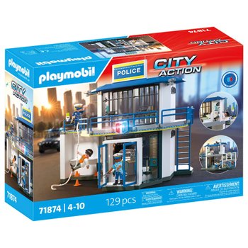 PLAYMOBIL City Action 71874 Polizeiwache mit Fahndungsraum