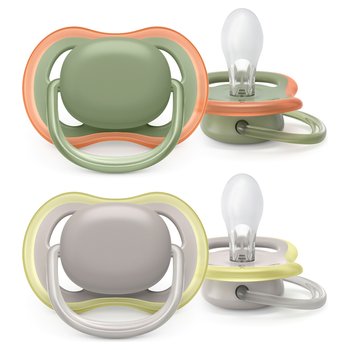 Philips Avent - Ultra Air Lot de 2 Sucettes 6-18 Mois