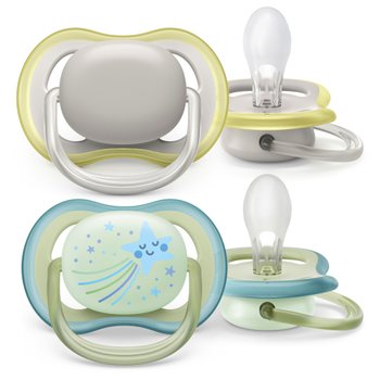 Philips Avent - Ultra Air Day and Night Lot de 2 Sucettes 0-6 Mois