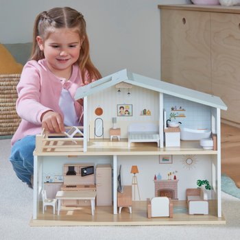 La Maison de Poupée Moderne en Bois de Mia