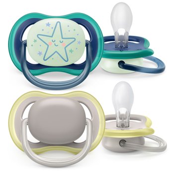 Philips Avent - Ultra Air Day and Night Lot de 2 Sucettes 6-18 Mois