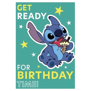 Disney Stitch - Carte d'Anniversaire Stitch