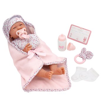 La Newborn Puppe mit Zubehör 39 cm