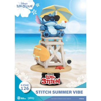 Disney Lilo & Stitch D-Stage Stitch Diorama Set Summer Vibe 16 cm