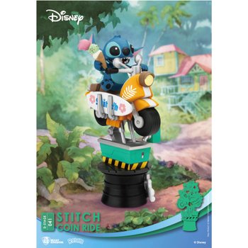 Disney Lilo & Stitch D-Stage Stitch Diorama Set Coin Ride 16 cm