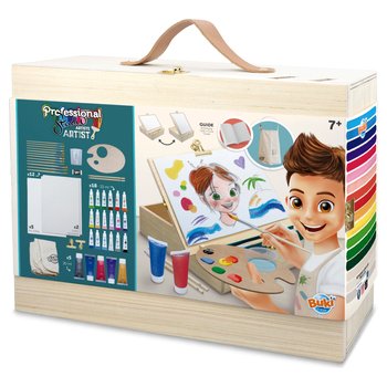 Professional Studio Artist Wooden Box Art Set 50 Pieces