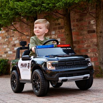 Ford Ranger Raptor Police Truck 10.8V Lithium Electric Ride On with Remote Control