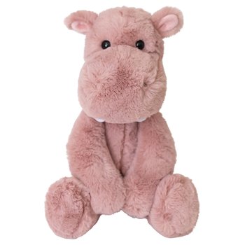 World's Softest Plush - Peluche Hippopotame Mauve 40 cm