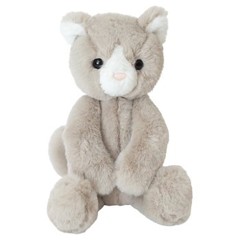 World's Softest Plush - Peluche Chat Gris 25 cm