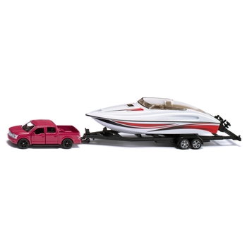 SIKU Super 2568 Ford F150 mit Motorboot 1:50