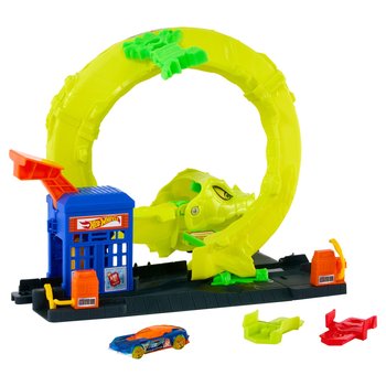 Hot Wheels City Snake Spiral Attack Playset