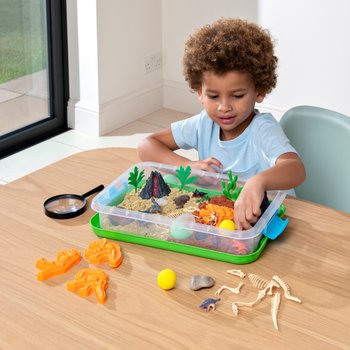 Dinosaur Sensory Sand Bin