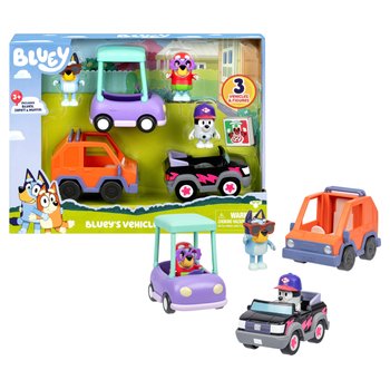 Bluey's Vehicles Bundle 3 Pack Exclusive