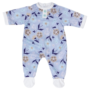 BABY born Strampler Blumen blau 43 cm