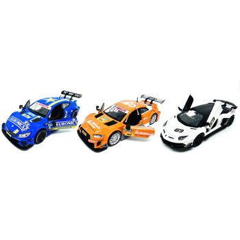 Speelgoedauto 3-Pack met Licht en Geluid 1:32