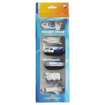 Super Wheelz Die-Cast Raumfahrzeuge 1:64 6er Set