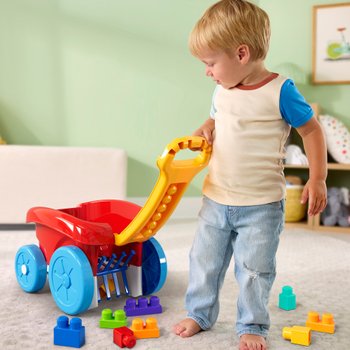 MEGA Bloks Block Scooping Wagon