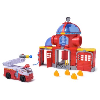 La Pat'Patrouille - Fire Rescue Caserne et Camion de Pompiers avec Figurine et Accessoires