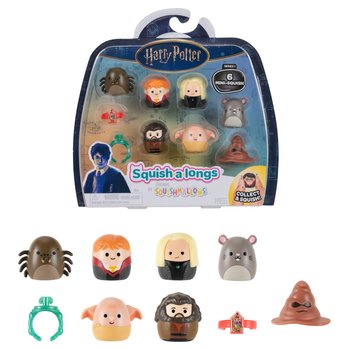 Original Squishmallows Squish-a-Longs Harry Potter Mini-Squish and Accessory 6 Pack