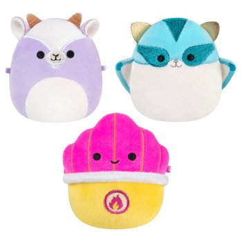Squishmallows - Coffret 3 Peluches Micromallows 6,5 cm