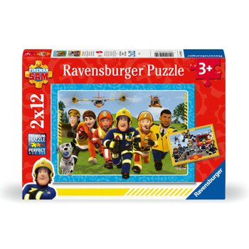 Ravensburger Puzzle Feuerwehrmann Sam 2x12 Teile