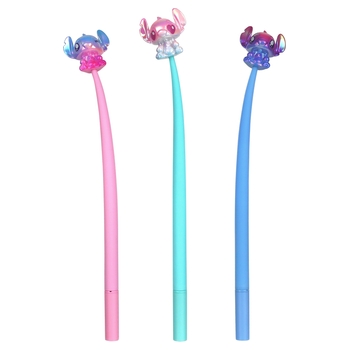 Disney Stitch - Stylo à Bille en Sillicone - Modèle Aléatoire