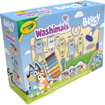 Crayola Washimals Colour & Wash Bluey and Family Poolside Set
