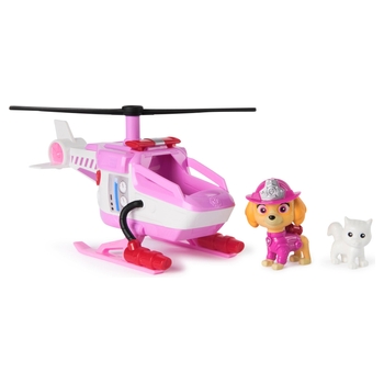 PAW Patrol Fire Rescue Feuerwehrhubschrauber und Figur Skye