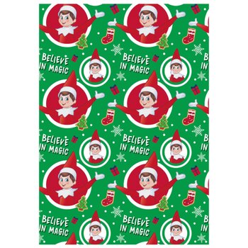 Geschenkpapier Elf on the Shelf Weihnachten 4 m
