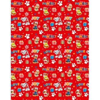 Geschenkpapier PAW Patrol Weihnachten 4 m