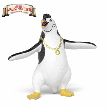 schleich DIE SCHULE DER MAGISCHEN TIERE 14958 Juri der Pinguin mit Goldkette