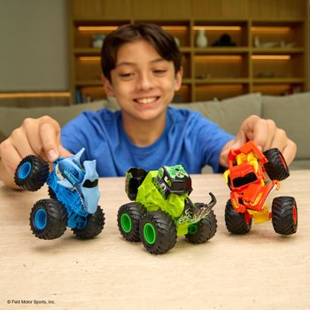 Monster Jam Smash & Bash Monster Trucks 1:64 assorti
