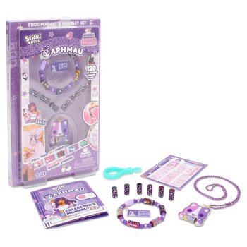 Sticki Rolls Aphmau Sticker Pendant and Bracelet Set with 120 Stickers