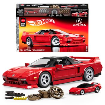 Mattel Brick Shop Hot Wheels Elite Series Honda 90 Acura NSX Building Set