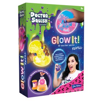 Doctor Squish Squishy Maker Neon Glow It Refill Pack