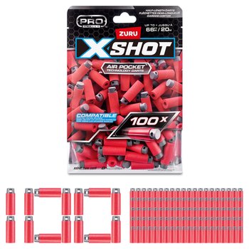 XSHOT - Recharge de 100 Fléchettes Demi-Longueur