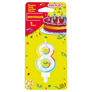 Bougie Anniversaire Chiffre 8
