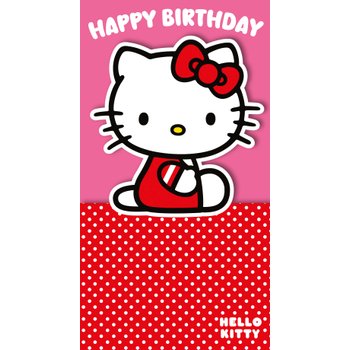 Hello Kitty Birthday Card (No Age)