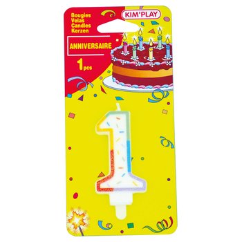 Bougie Anniversaire Chiffre 1