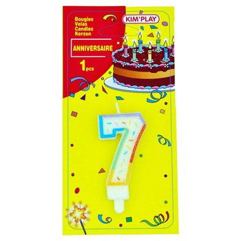 Bougie Anniversaire Chiffre 7