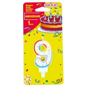 Bougie Anniversaire Chiffre 9