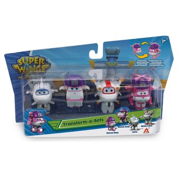 Super Wings Transform-a-Bots 4er Set